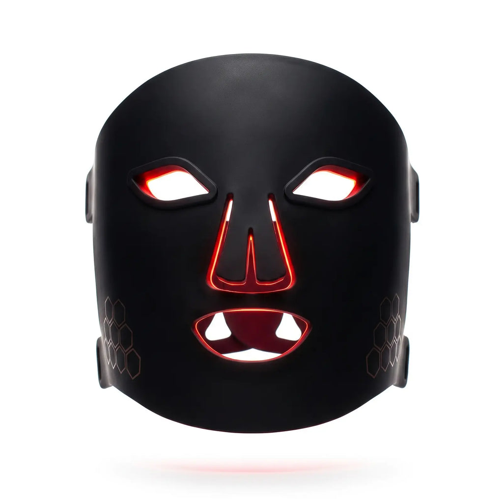 Masque LED visage Plumaé lumière rouge, infrarouge et bleue – vue 2