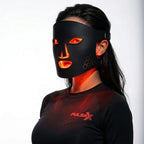 Masque LED visage Plumaé lumière rouge, infrarouge et bleue