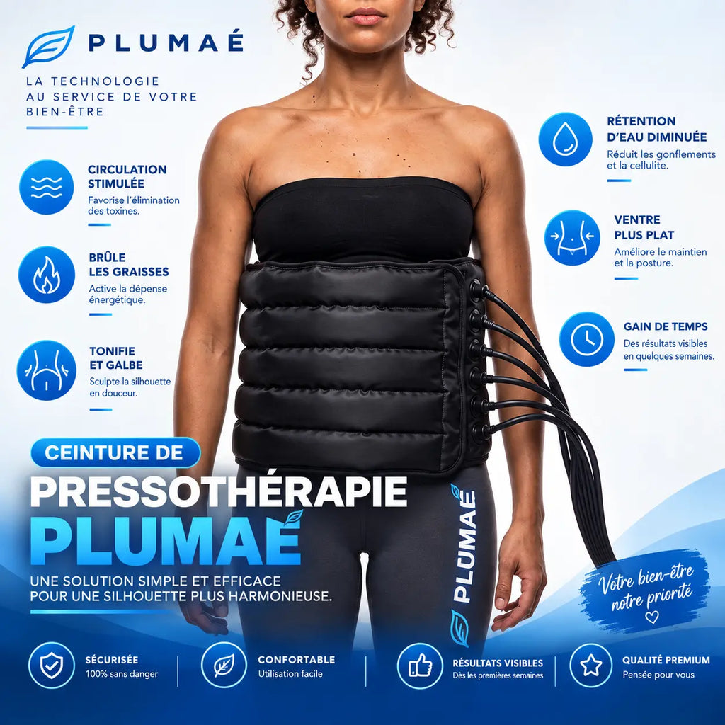Ceinture de pressothérapie Plumaé taille et hanches – vue 2