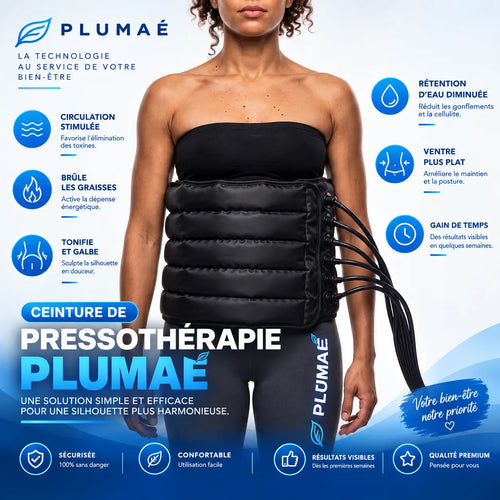 Ceinture de pressothérapie Plumaé taille et hanches – vue 2