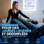 Bottes de pressothérapie Plumaé Premium avec chaleur – vue 4
