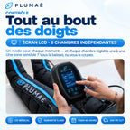 Bottes de pressothérapie Plumaé Premium avec chaleur – vue 5