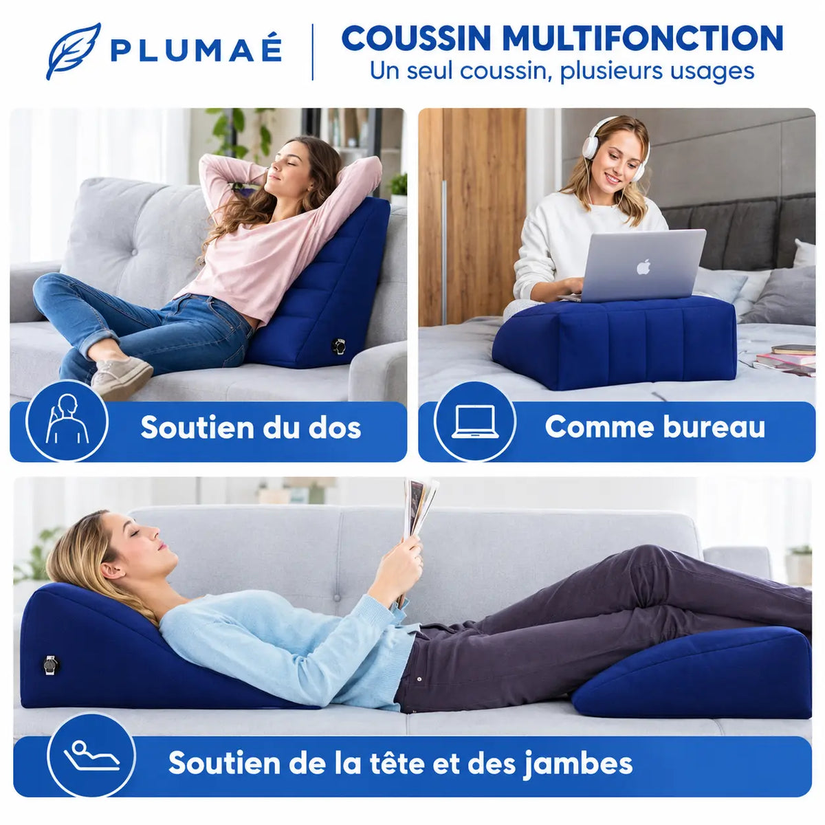 Coussin de jambes surélevé Plumaé – vue 5